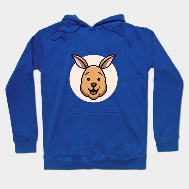 Cute Kangaroo Hoodie by Cubbone